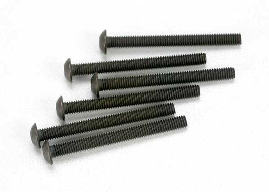 Screws 3x30mm button-head machine (hex drive) (6)