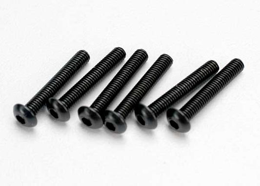 Screws 3x18mm button-head machine (hex drive) (6)