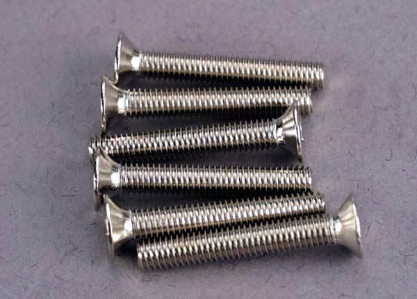 Screws 3x20mm countersunk machine screws (6)