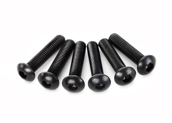 Screws 3x14mm button-head machine (hex drive) (6)