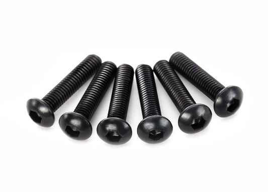 Screws 3x14mm button-head machine (hex drive) (6)