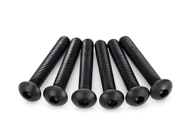 Screws 4x25mm button-head machine (hex drive) (6)