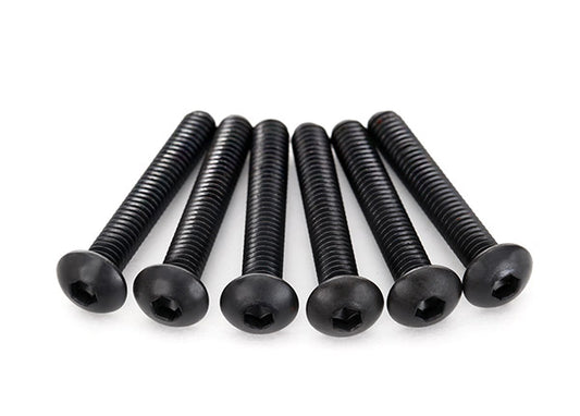 Screws 4x25mm button-head machine (hex drive) (6)