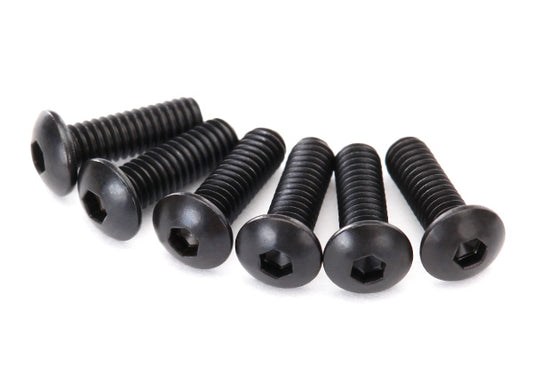 Screws 2.5x8mm button-head machine (hex drive) (6)