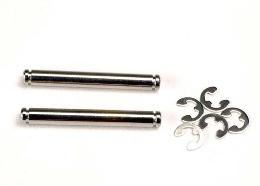 Suspension pins 26mm (kingpins) (2)/ E-clips (4)
