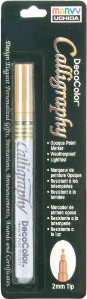 Uchida DecoColor Calligraphy Opaque Paint Marker 2mm-White