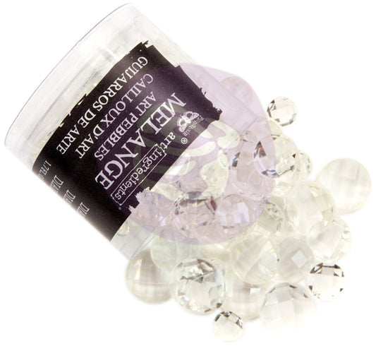 Finnabair Art Ingredients Melange Art Pebbles 75/Pkg-Diamonds
