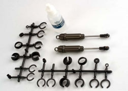 Big Bore shocks (x-long) (hard-anodized and PTFE-coated T6 aluminum)  (assembled with TiN shafts) w/o springs (2)