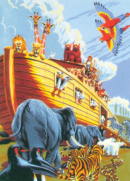Junior Small Paint By Number Kit 8.75"X11.75"-Noah's Ark