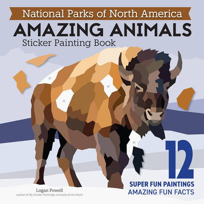 Fox Chapel Publishing - National Parks of N.America AMAZING ANIMALS Sticker Painting