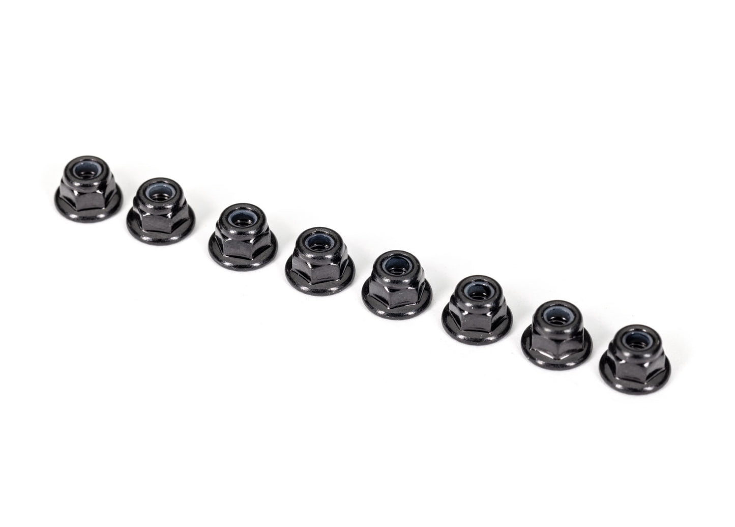NUTS 3MM NYLON LOCKING BLACK