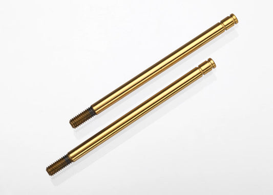 Shock shafts hardened steel titanium nitride coated (X-long) (2)