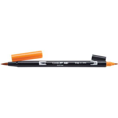 Tombow Dual Brush Marker Open Stock-020 Peach