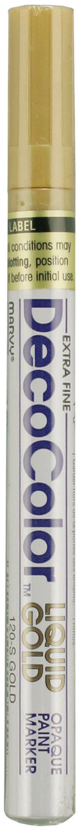 Uchida DecoColor Extra Fine Oil-Based Opaque Paint Marker-Silver