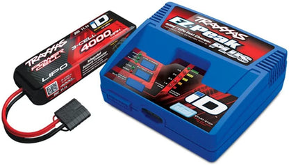 Discontinued - Battery/charger completer pack (includes #2970 iD charger (1) #2849X 4000mAh 11.1v 3-Cell 25C LiPo Battery (1))