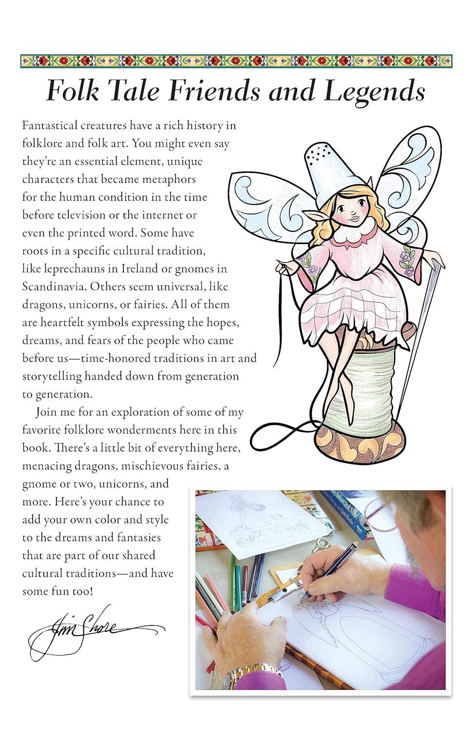 Fox Chapel Publishing - Jim Shore Fairies, Gnomes & Dragons Coloring Book