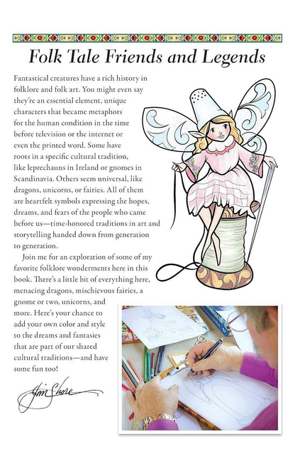 Fox Chapel Publishing - Jim Shore Fairies, Gnomes & Dragons Coloring Book