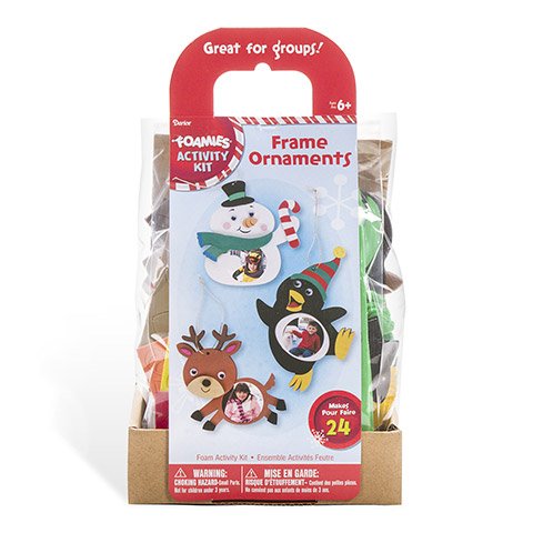 Foamies  Ornament Kit: 344 pieces Makes 24