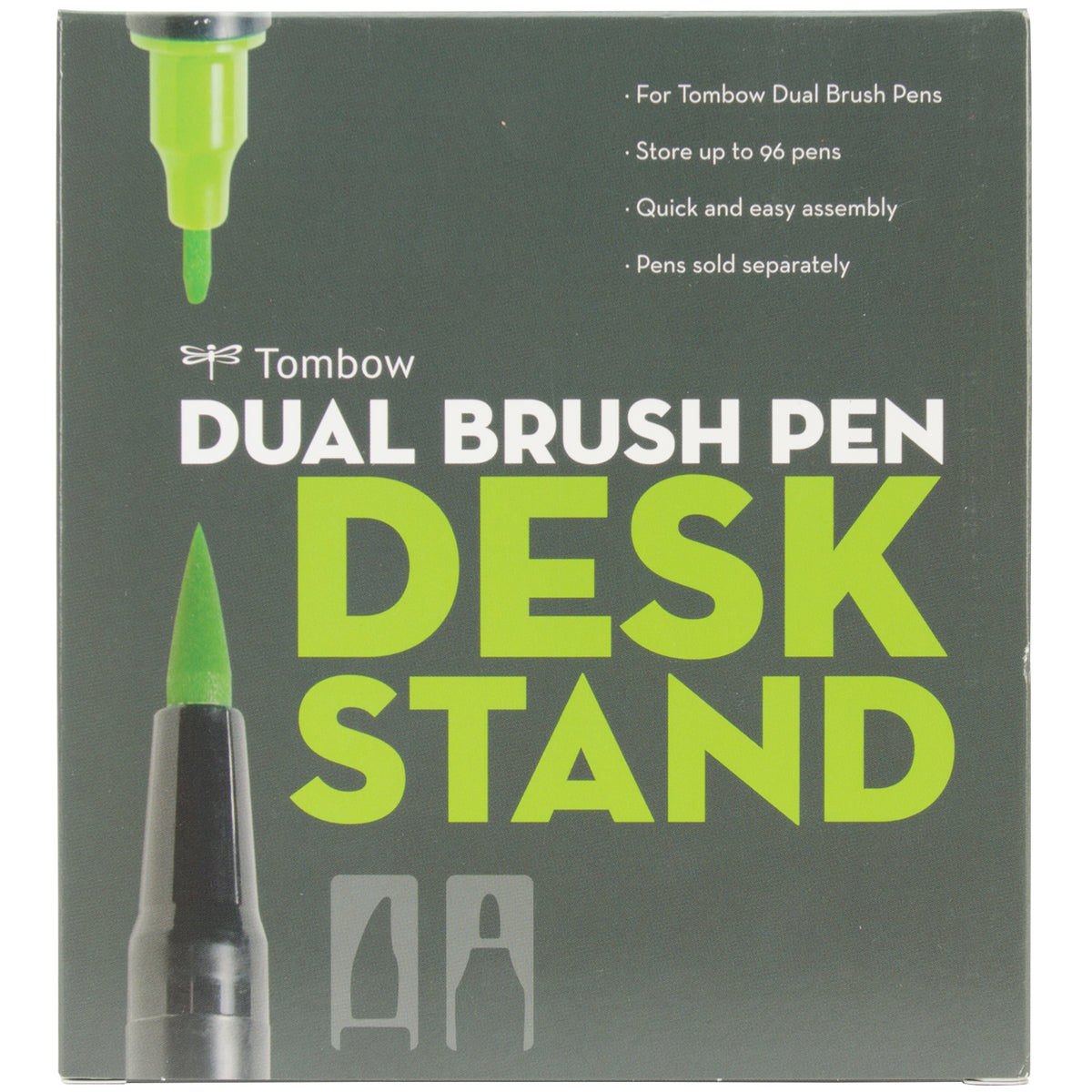 Tombow Dual Brush Marker Desk Stand - Empty-Holds 96