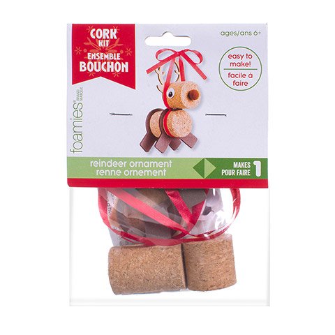 Foamies  Reindeer Ornament Kit: 13 pieces