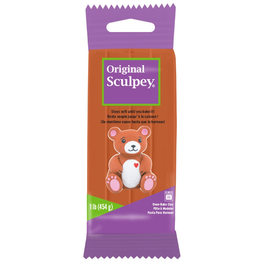 Sculpey Original Polymer Clay 1lb-Terra Cotta