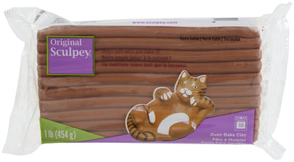 Sculpey Original Polymer Clay 1lb-Terra Cotta