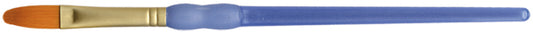Crafter's Choice Gold Taklon Oval Wash Brush-3/8" Width