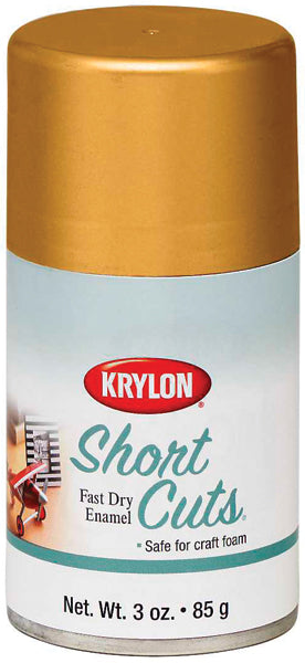 Short Cuts Aerosol Paint 3oz-Gold Leaf