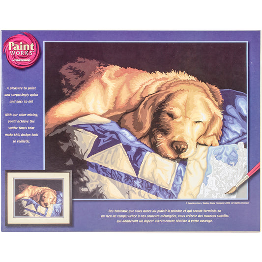 Paint Works Paint By Number Kit 14"X11"-Afternoon Nap