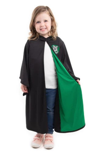 Green Hooded Wizard Robe - L/XL (5-9 yrs.)