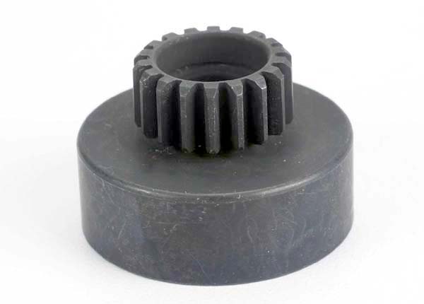 Clutch bell hardened steel (18-tooth) (32-pitch) (requires two 5x10mm ball bearings part #4609) (N. Hawk/Buggy/Street)