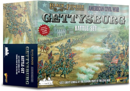 Black Powder Epic Battles American Civil War Battle of Gettysburg Set Military Table Top Wargaming Plastic Model Kit 312004003