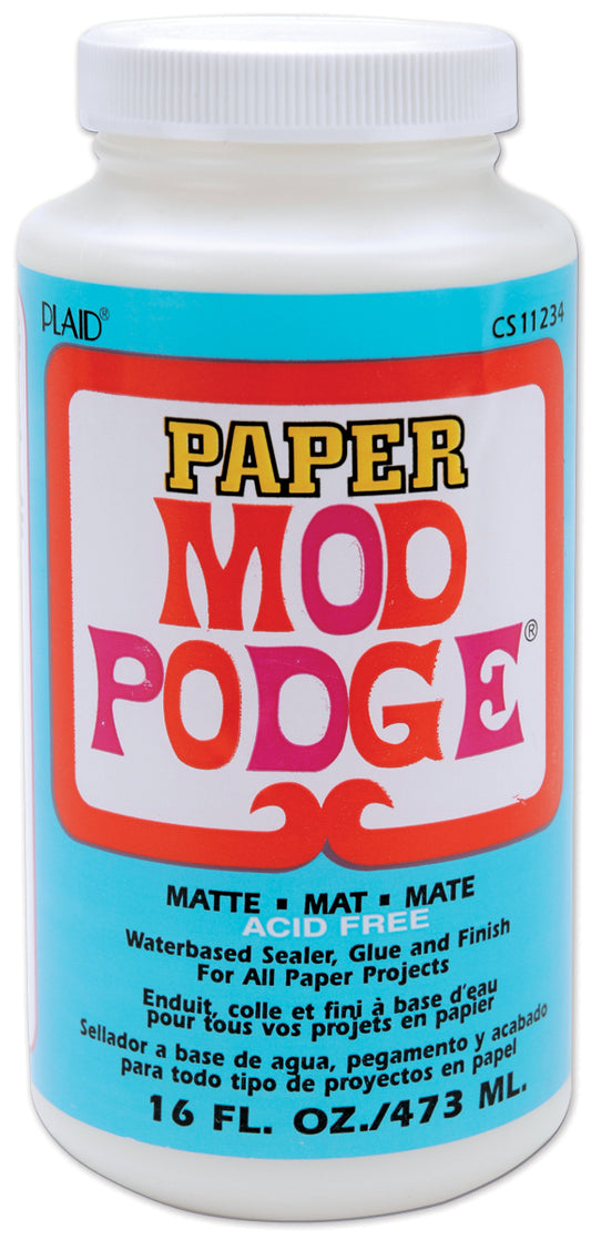Plaid Mod Podge Paper Matte Finish-16oz