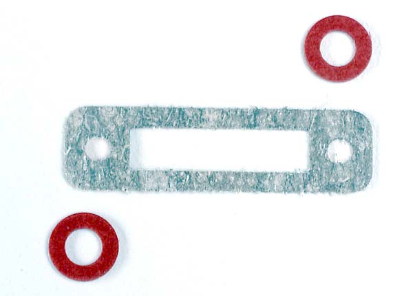 Exhaust header gasket (1)/ gaskets pressure fitting (2) (for side exhaust engines only)