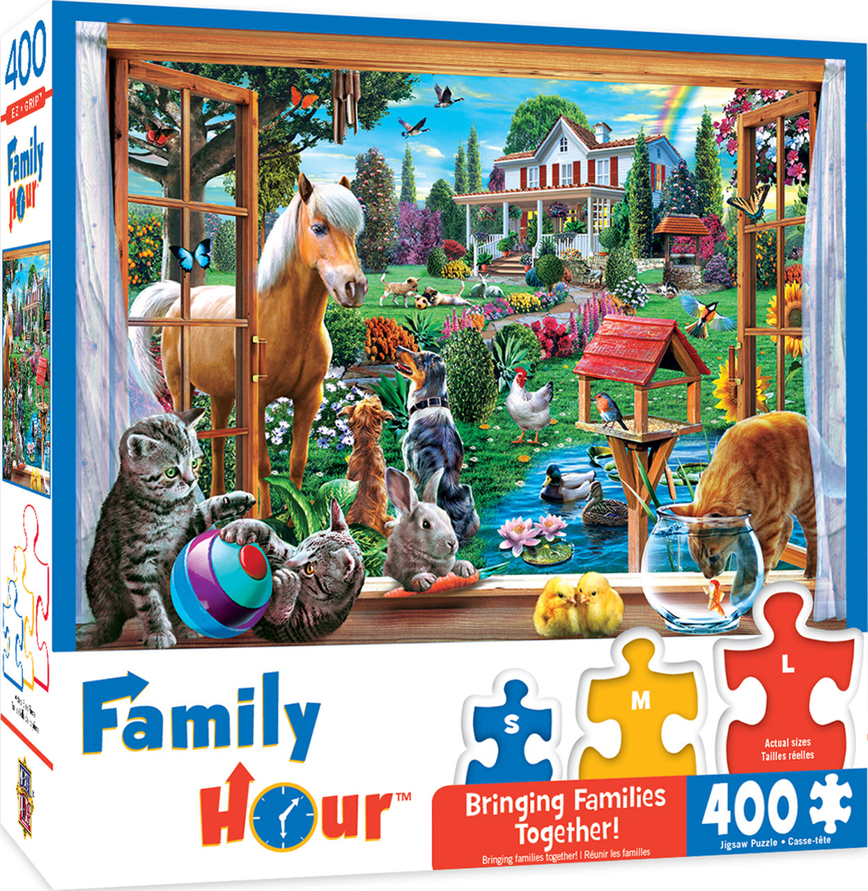 Family Hour - Peeking Through 400pc Puzzle