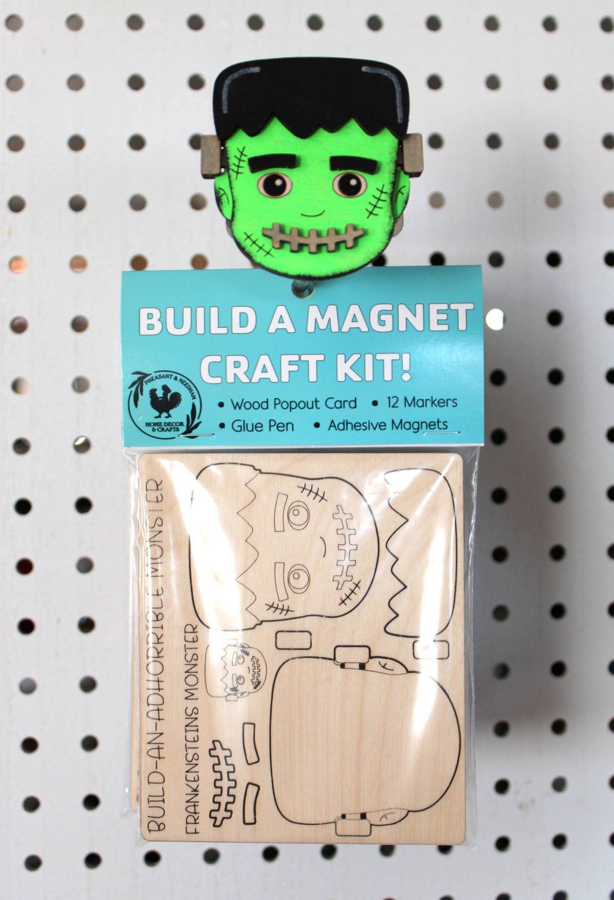 Pheasant & Needham Home Decor & Crafts - DIY Frankenstein Magnet Kit HALLOWEEN