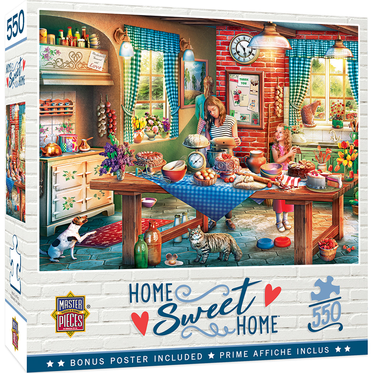 Home Sweet Home - Baking Bread 550pc Puzzle