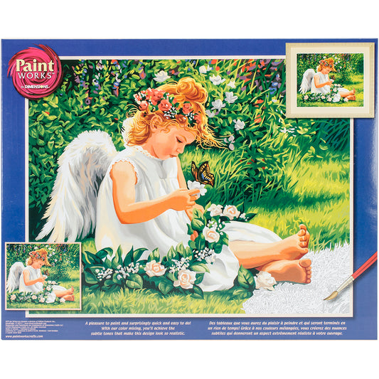 Paint Works Paint By Number Kit 20"X16"-Darling Angel