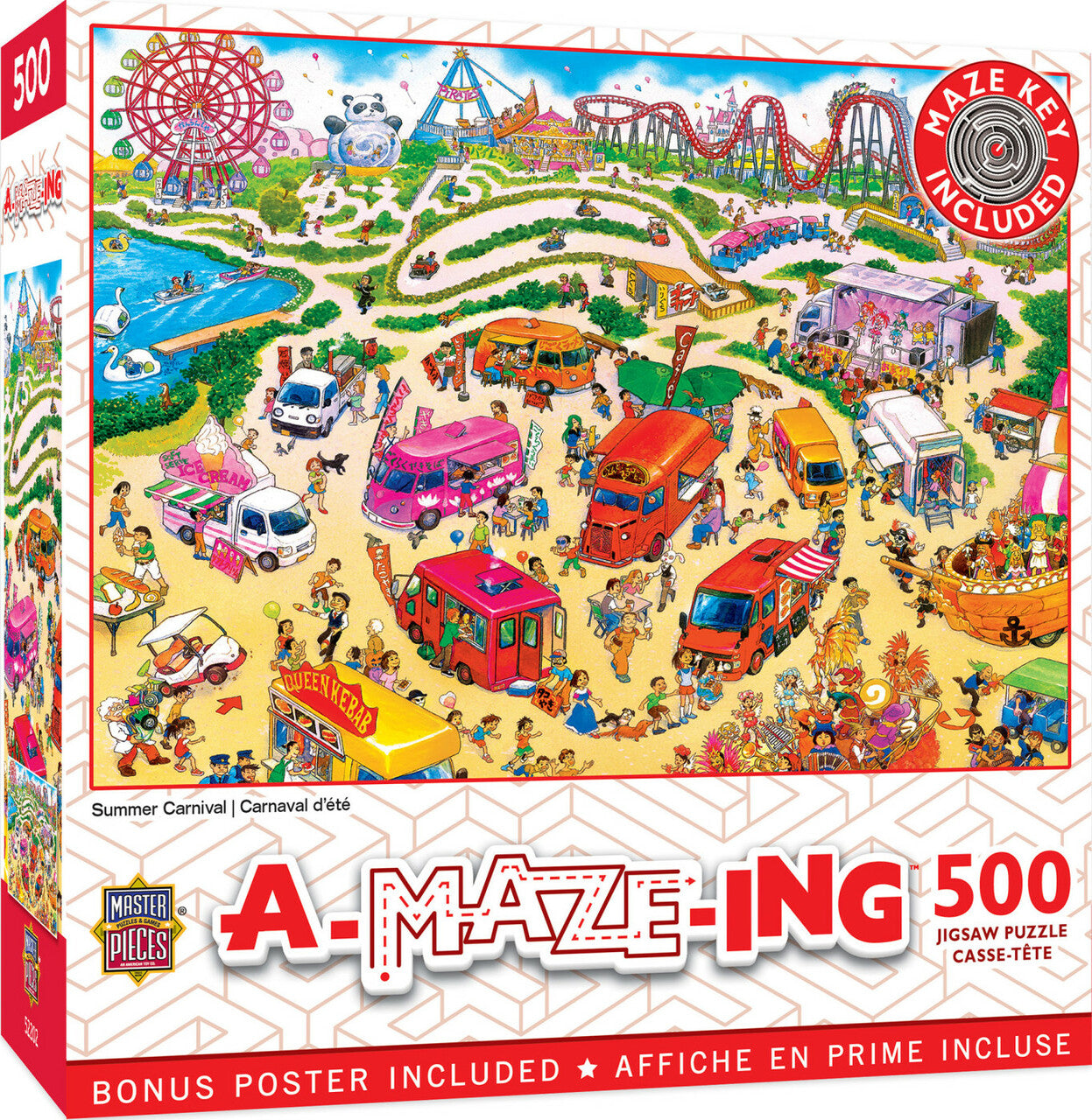 A-Maze-Ing - Summer Carnival 500pc Puzzle