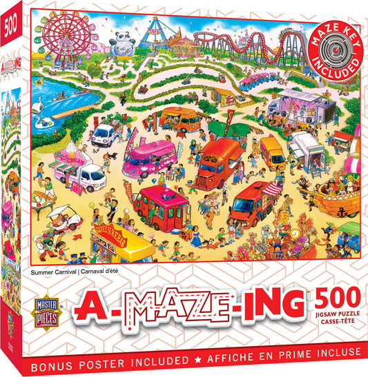 A-Maze-Ing - Summer Carnival 500pc Puzzle