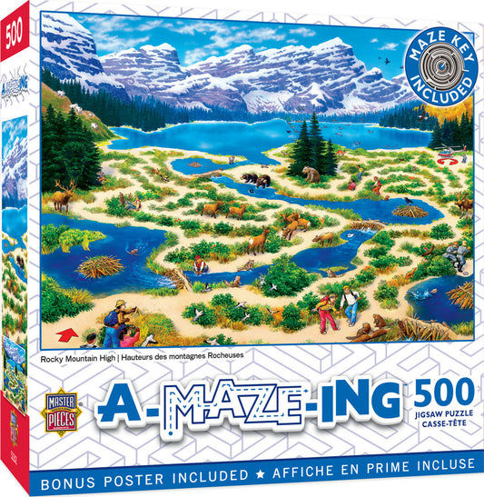 A-Maze-Ing - Rocky Mountain High 500pc Puzzle