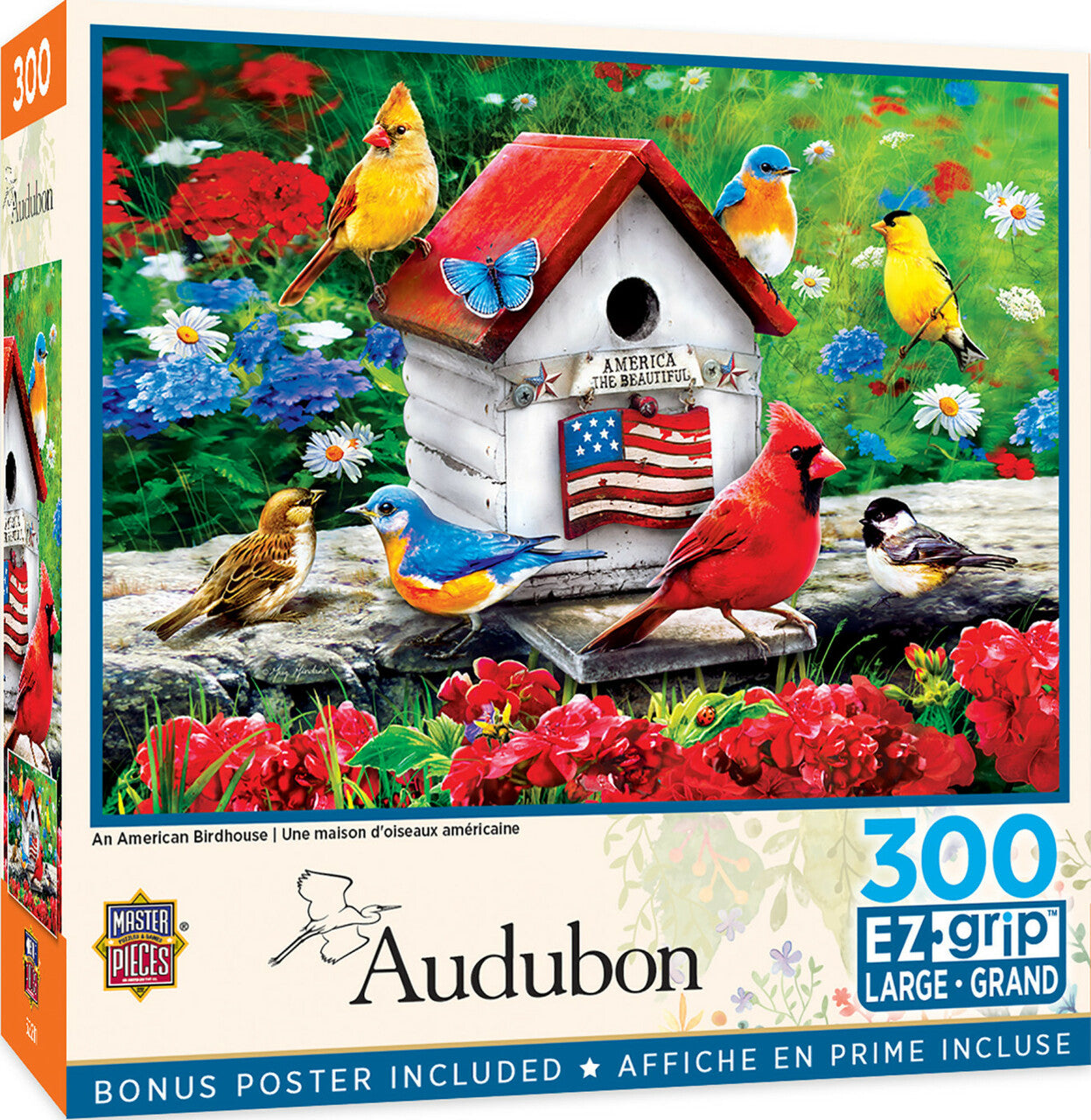 Audubon - An American Birdhouse 300pc EzGrip Puzzle