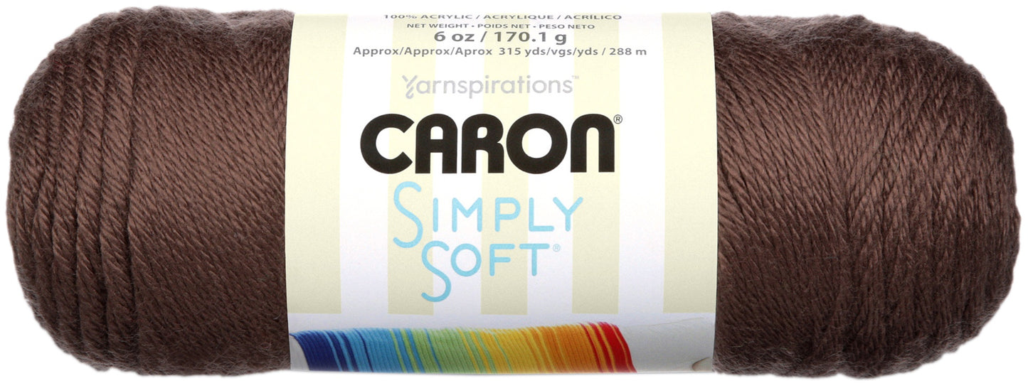 Caron Simply Soft Solids Yarn-Taupe