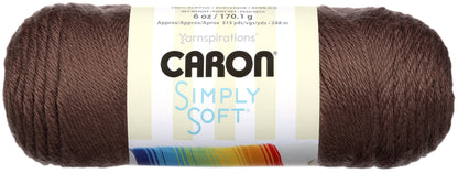 Caron Simply Soft Solids Yarn-Taupe