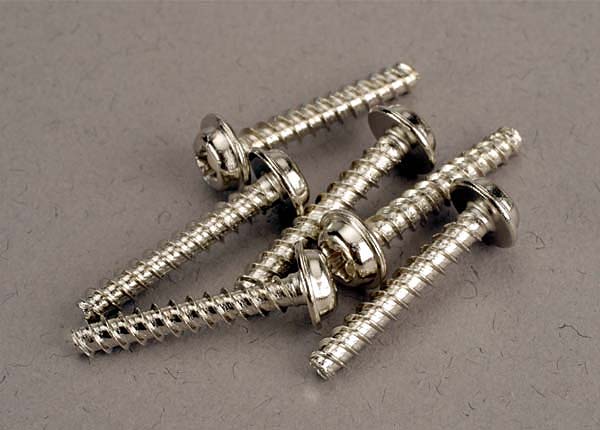 Screws 3x18mm washerhead self-tapping (6)