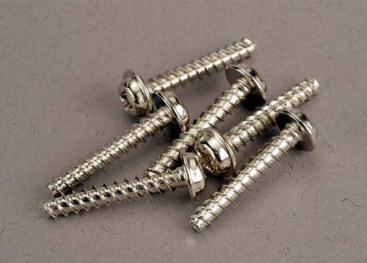 Screws 3x18mm washerhead self-tapping (6)