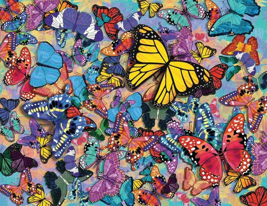 Butterfly Frenzy 500 Piece Springbok