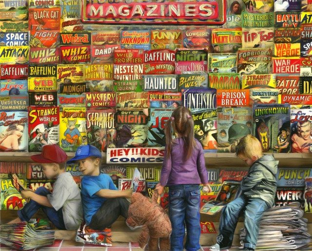 Comic Book Heaven 1000 Piece Jigsaw Puzzle