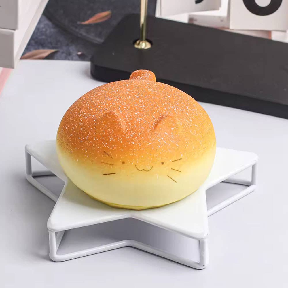 K-Wonderland - Cat Bread Squishy – Soft & Slow-Rebound Stress Toy