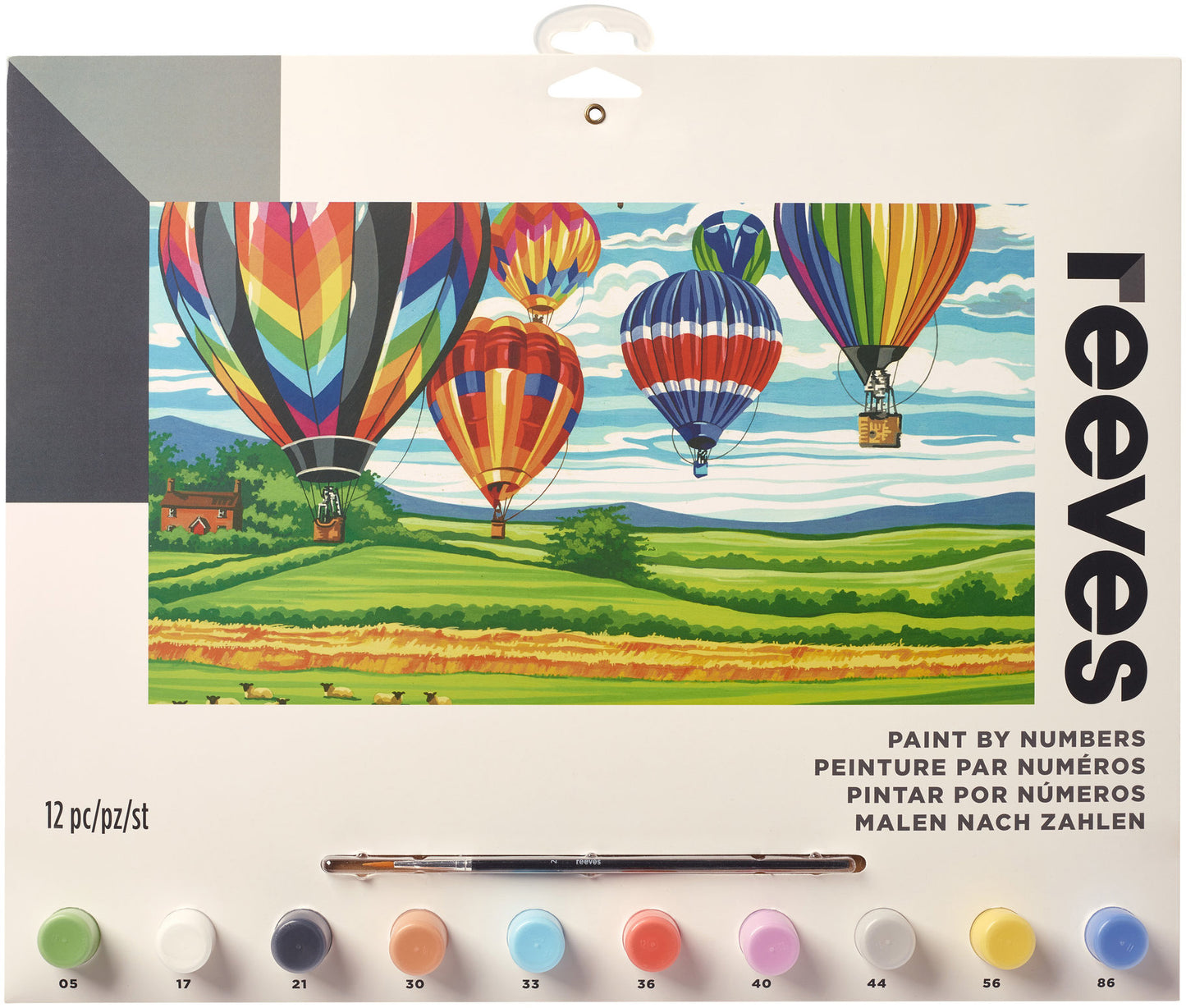 Paint By Number Kit 12"X16"-Hot Air Balloons